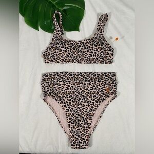 Animal Print Bikini Set